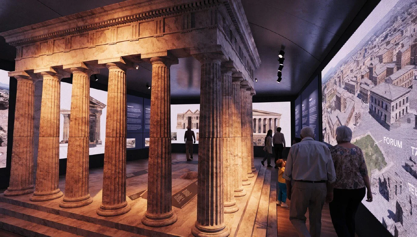 Inside the past — concept visualization